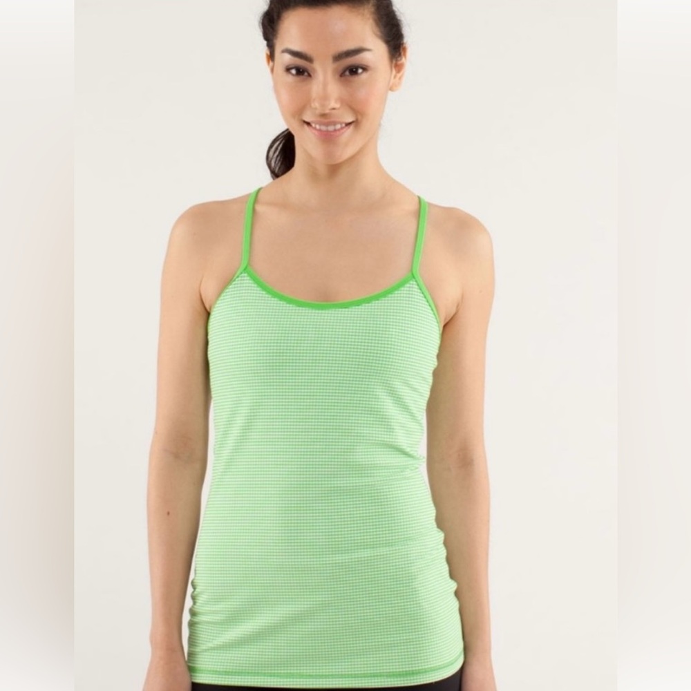Lululemon power Y tank gingham